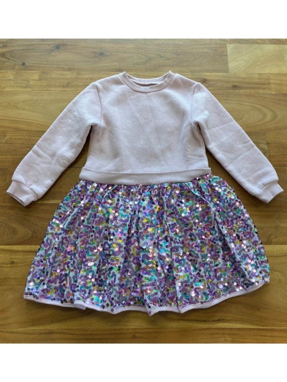 Blueberi Boulevard- Sequin Detail Dress